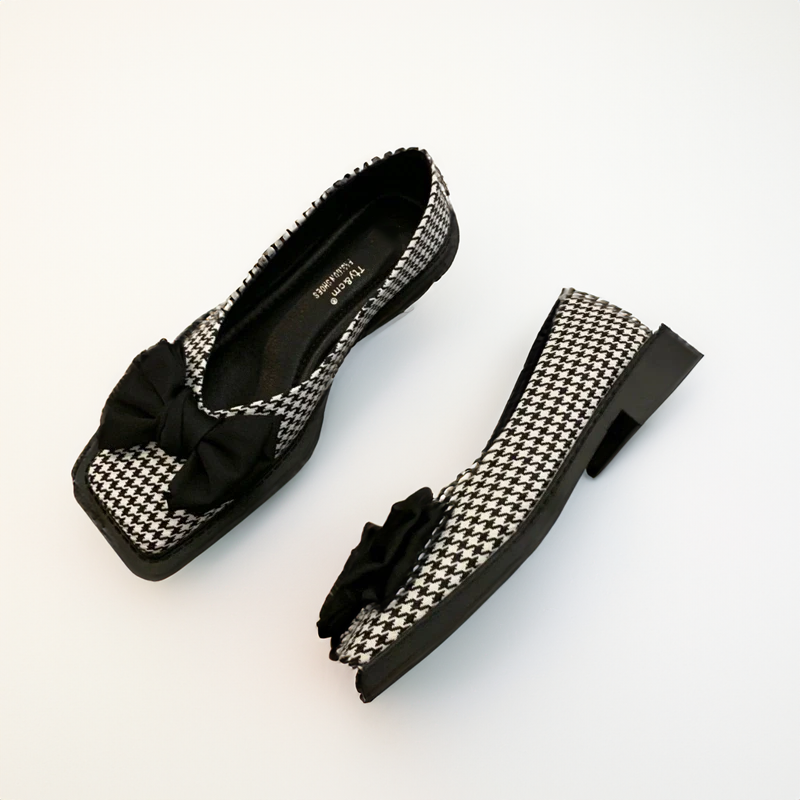 AS | Square Toe Shallow Mouth Slip-on dámské mokasíny