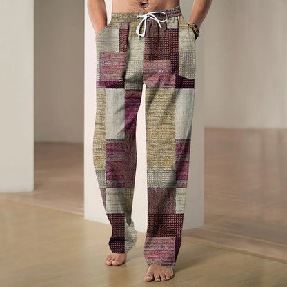 AS | Pánské kalhoty z bavlny a lnu