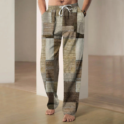 AS | Pánské kalhoty z bavlny a lnu