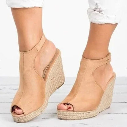 AS | Boho sandály na klínku