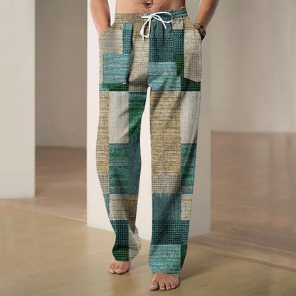 AS | Pánské kalhoty z bavlny a lnu