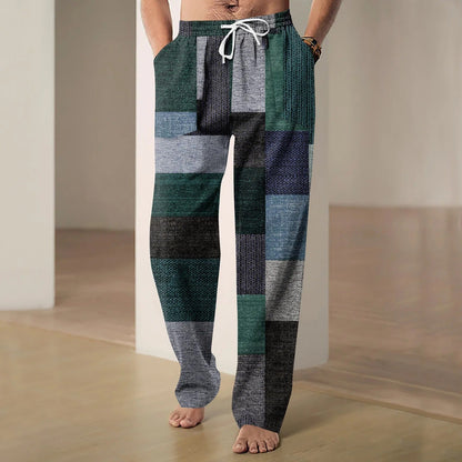 AS | Pánské kalhoty z bavlny a lnu