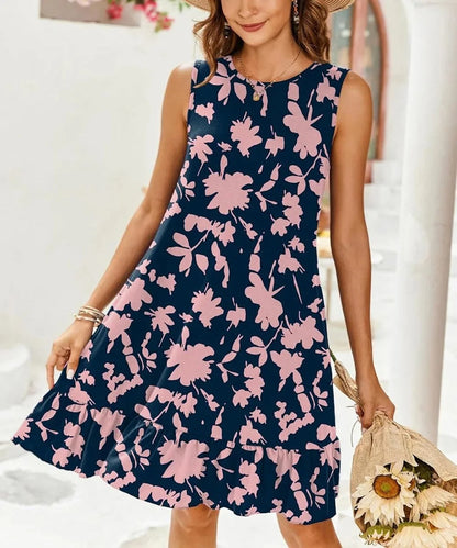 AS | Boho Print Shift Midi šaty