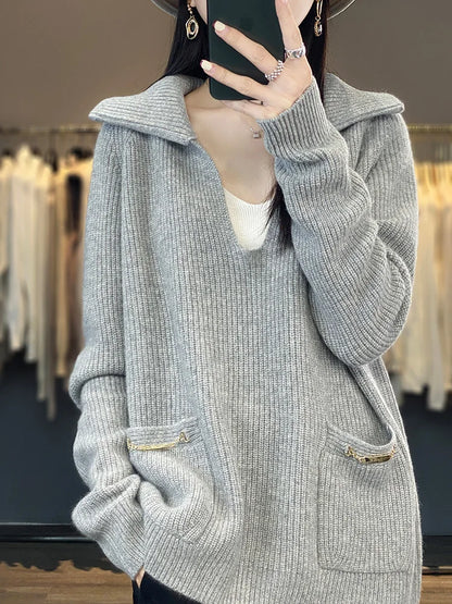 AS | Uvolněný a stylový zimní svetr
