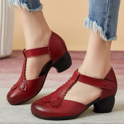 AS | Nadčasový styl vintage ležérní obuvi s podpatky